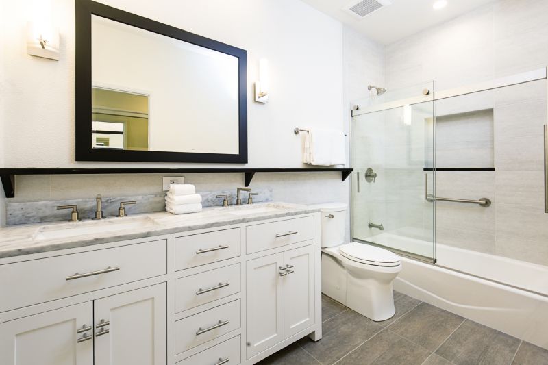 Contemporary Vanity with Double Sinks